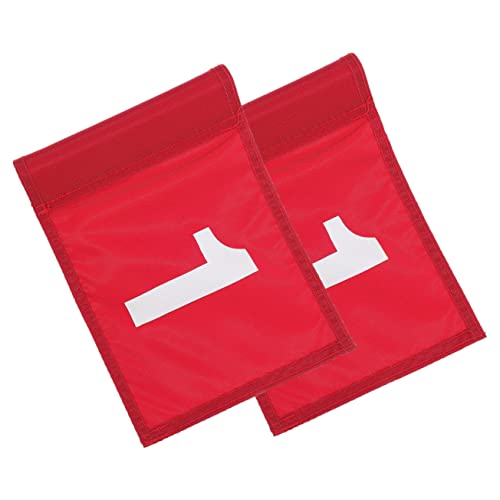 SUPVOX 2Pcs Portable Golf Flags for Training Compact Golfs Flags with Simple Structure for Practicing Putting Skills at Home Outdoors Space Saving Design for Golf Enthusiasts