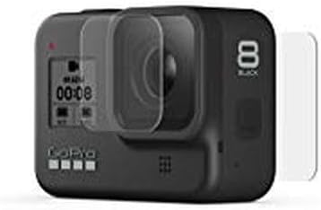 GoPro Tempered Glass Lens + Screen Protectors (HERO8 Black) - Official GoPro Accessory
