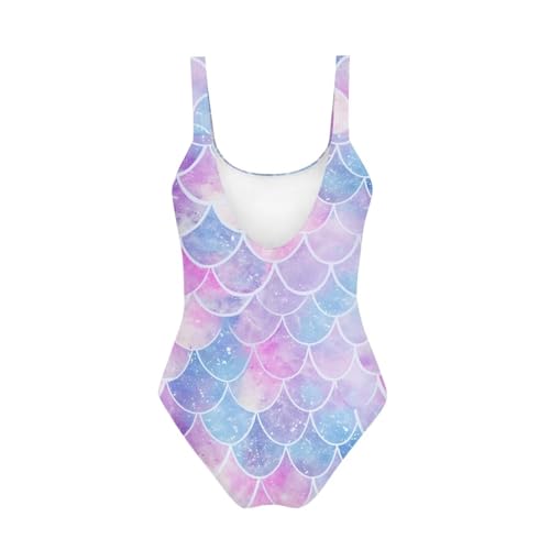 Image of Girls One Piece Swimsuit Beach Sport Athletic Bathing Suits Quick Dry Summer Hawaiian Swimwear for Teens Size 7-20