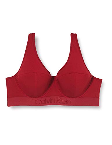 Preisvergleich Produktbild Calvin Klein Damen Lght Lined Bralette BH, Ember Blaze, 85B