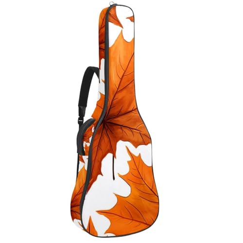 Étui pour guitare acoustique étanche et antichoc à motif automnal unique
