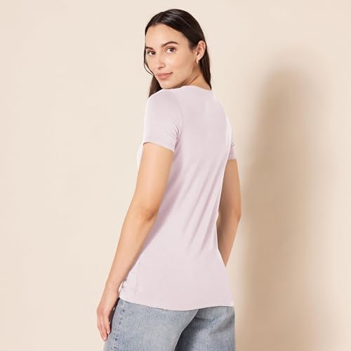 Amazon Essentials Women's Regular-Fit Short-Sleeve T-Shirt (Crewneck and V-Neck Options), Multipacks