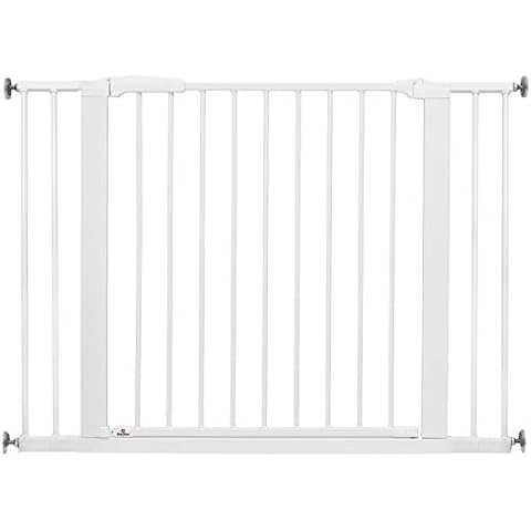 BabyDan Swing Shut Wide Safety Baby gate, Width 103-110cm, white, Made in Denmark Cover