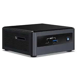 Intel Mini PC BOXNUC10I5FNH - Core i5-10210U, i5 10th Gen, 8 GB Ram, 512 GB SSD Windows 11 Mini PC (Black)