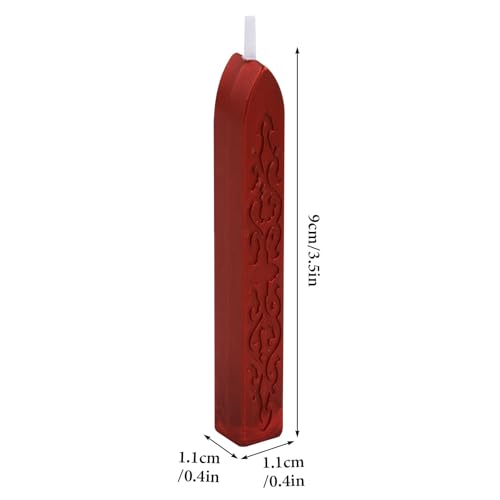 10 Retro Siegelwachs Stäbe für Vintage Siegellack Stempel, Einladungen & Pakete (B)