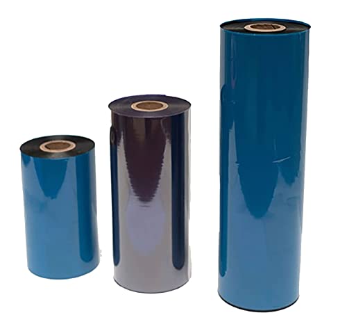 Thermal Transfer Ribbons - 3.27" x 1476' - Black Wax Ribbon, Compatible with Zebra Printers - 10 Ribbon Value Pack