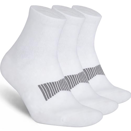 Image of 90% Merino Wool Breathable Running Ankle Socks for Men Women 3 Pairs