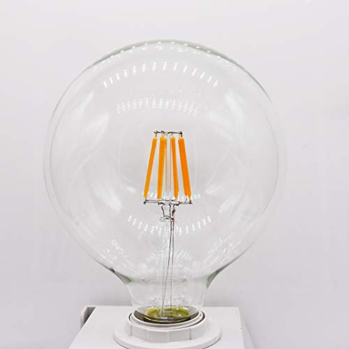 20-delige E27-Edison-gloeilamp, E27-fitting, geschikt voor montage op E27-gloeilampen. (G125, 8 W, 220 V) warmwit (2200… - Afbeelding 5