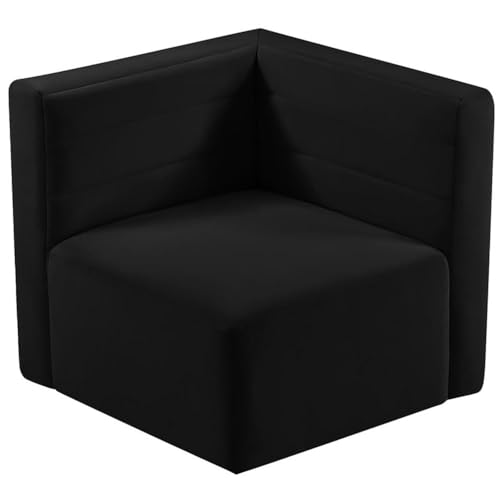 Sillón Modular Plegable Velvet Negro miniatura 6