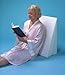 Foam Slant With White Polycotton Zippered Cover, Color: White, Size: 248220 x 248220 x 4822