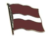 Yantec Flaggenpin Lettland Pin Flagge
