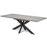 HIPIHOM Dining Table for 6-8 Seat, Modern Rectangle Design with Middle Butterfly Extension Leaf...