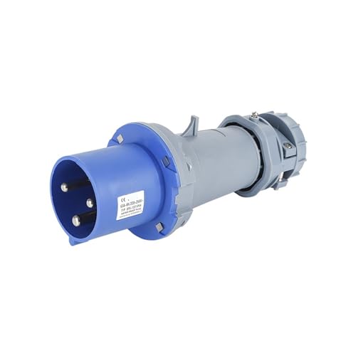 Enchufe aviación 63A SFK-033 conector industrial 4 pines IP44 resistente agua explosiones 6