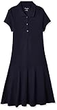 The Children's Place Big Girls' My Favorite Uniform Polo Dress, Tidal, Medium/7/8