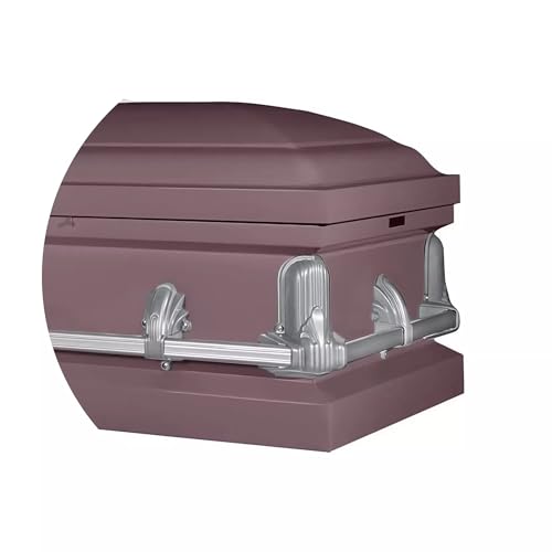 image for Titan Casket Andover Series Steel Funeral Casket for Humans (Orchid) H
