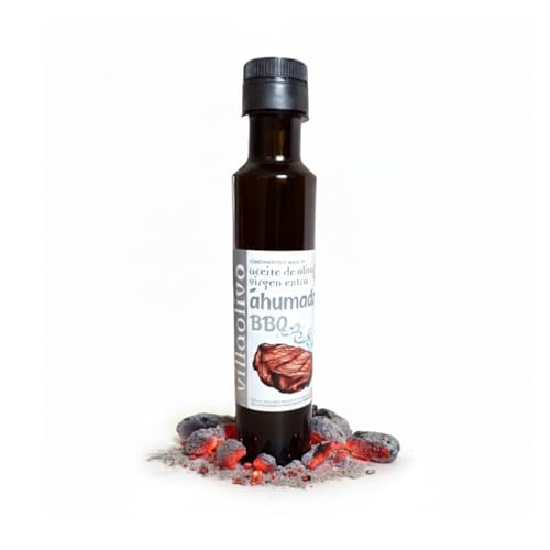 Villaolivo - Condimento A Base De Aceite De Oliva Virgen Extra Con Ahumado BBQ 250ml (1)