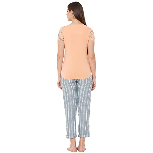 Image of Sweet Dreams Women's Cotton Printed Night Suit Set