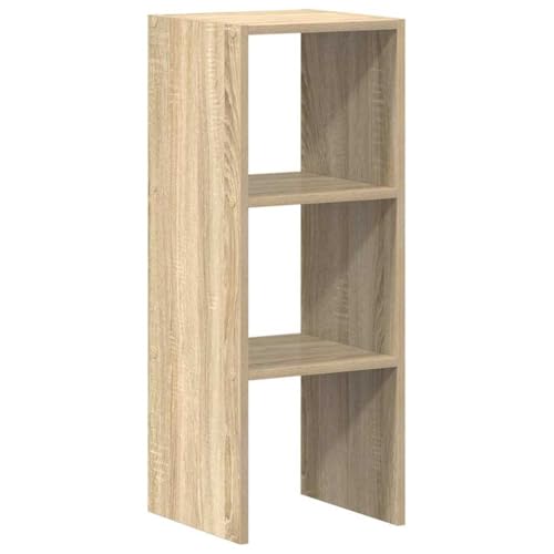 vidaXL Bibliothèque empilable chêne Sonoma 30x30x80 cm Bois ingénierie, étagère, étagère à Livres, Support de Livre, Armoire de Rangement