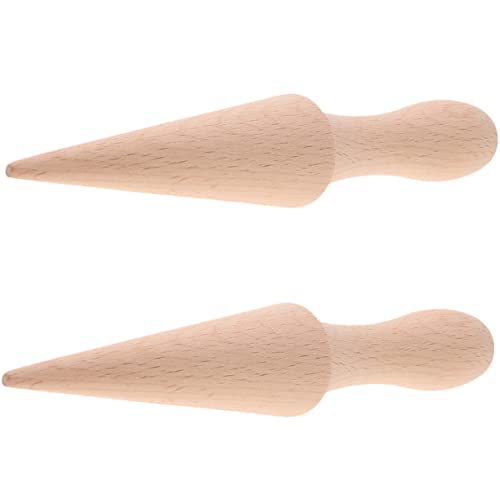 2pcs Cone Mold Dessert Holder Cone Roller Egg Cone Maker Egg Cone Making Mold Ice Cream Cones Mold Ice Cream Molds Waffle Cone Maker for Cream Roller Ice Cream Cone Maker