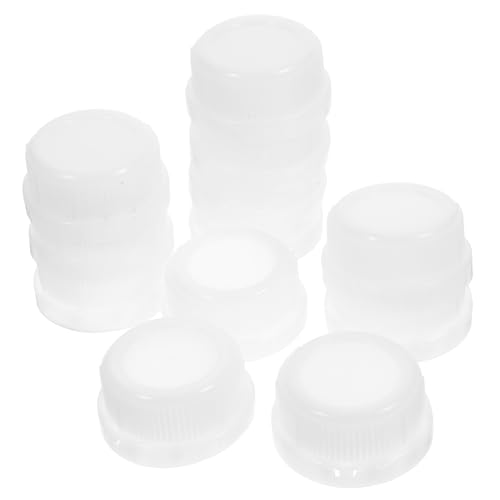 HOODANCOS Lot de 12 Bouchons de Rechange pour Bidons 20L Plastique Solide Joint Étanche Diamètre 43 MM Compatibles Fûts Chimiques et Bidons D’Essence Protection Antivol et Étanchéité