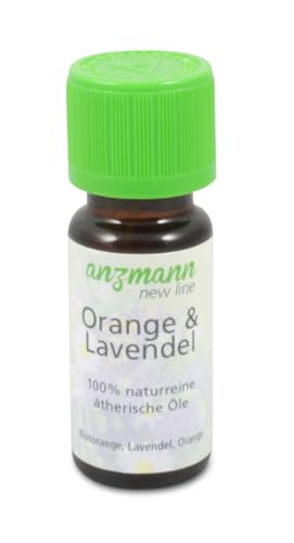 LivuX Aceite esencial de naranja y lavanda, 10 ml, aroma floral afrutado para aromaterapia y clima interior