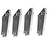 bbqGrillParts Grill Heat Plate for Select Charbroil 464220110, 464220111, 463235714, 463214914 & Kenmore Gas Models - 4Pack