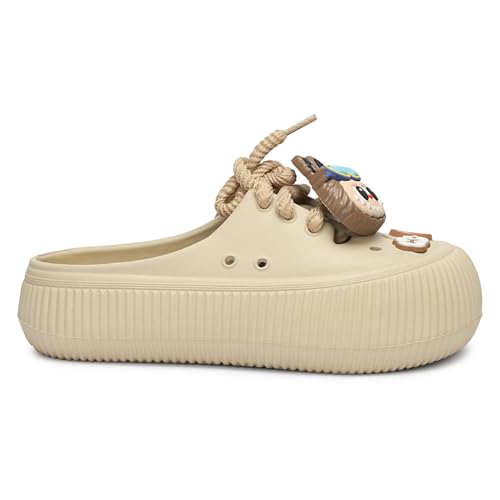 Image of Kraasa Women Lightweight EVA Clogs Comfortable Slip-On Casual Garden Shoes with Cushioned Footbed, Flexible Durable Sole and Breathable Design, Walking, Travel and Outdoor Use