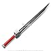 Munetoshi 40” Fusion Broad Sword Cloud Foam Fantasy Video Game Movie Cosplay Costume Prop Red