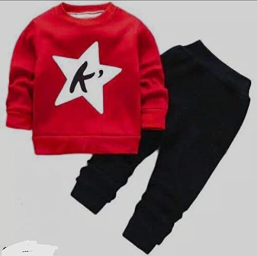 Image of Peterman Boys Regular Fit Hosiery Cotton Full Sleeves Sweatshirt T-shirt & Jogger Pant Clothing Set