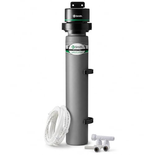 Image of AO Smith Water Filter for Sink Faucet - Advanced Direct Connect Under Sink Water Filter System - Claryum Filtration Reduces 99% of 78 Harmful Contaminants - AO-MF-ADV