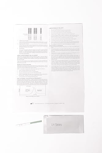Image of Generic Ovulaiton (LH) Test Strips (25 Count) - Early Detection at Home Ovulation Test, White