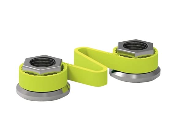 Amazon.co.jp: チェックリンク イエロー 10個 33mm トラック
