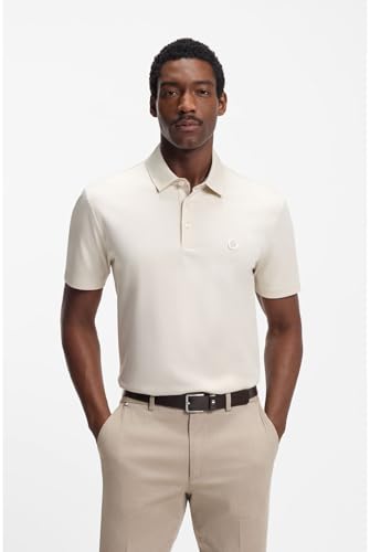 BOSS Herren Ther-Flag-E Sz35 In Italien gefertigter Ledergürtel mit Signature-Streifen-Detail Dunkelbraun 120 – Ansicht 3