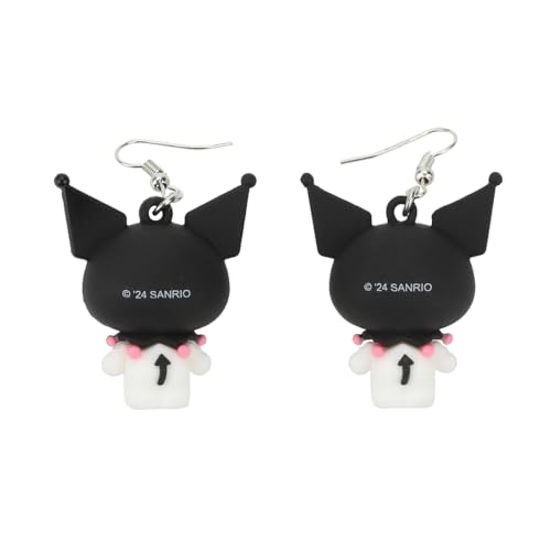Bioworld Kuromi 3D Rubber Molded Character Earrings3