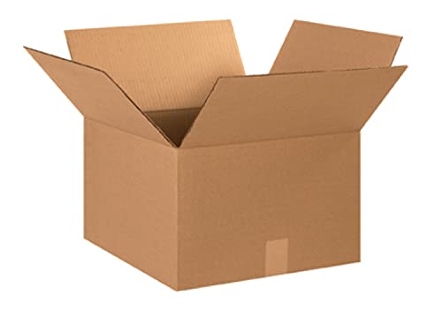 Image of Secure Seal - 15x15x10 Pack of 50 Corrugated Cardboard Packing Shipping Mailing Moving Carton Boxes