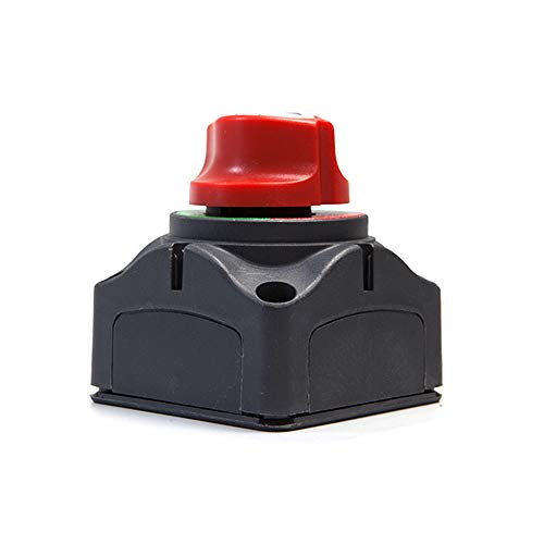 1-2-Both-Off Battery Switch 12V-60V Battery Disconnect Master Cut Shut Off for Marine Boat Car RV ATV Vehicle Heavy Duty Battery Isolator Switch