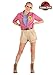 Jurassic Park Adult Dr. Ellie Sattler Costume, Paleobotanist Outfit With Shirt, Shorts, Tank Top, Badge Holder, And Badge Small