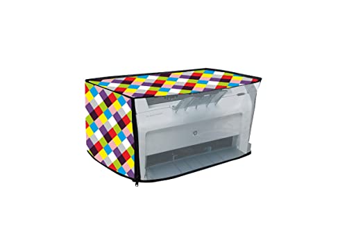 Image of Printer Cover for HP Laserjet M1020 Plus Printer with Zipper for Dust Protection( Mltclr Heart )-Size (15x8.5x9.5Cm)