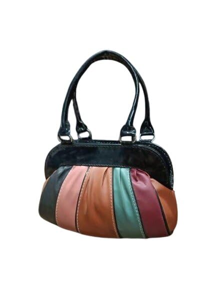 KUJRA ENTERPRISES Fancy Clutch Bag for Women Colourblock Design Single Compartment Stylish Accessory Multi Free Size-image-37