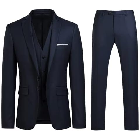 Costume Homme YOUTHUP 3 Pièces Bleu Royal Cover