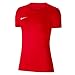 Nike Dry Park VII W Maglietta a Maniche Corte Donna, Rosso (University Red/White), S