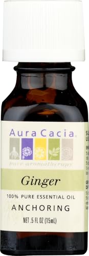 Aceite esencial de jengibre Aura Cacia 0.5 oz