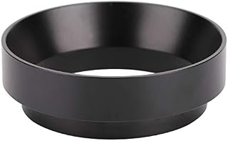 58mm Coffee Dosing Ring Funnel, Precision Stainless Steel Portafilter Espresso Dosing Ring Aluminum Universal Coffee Powder Dosing Ring for Espresso Coffee Machine Accessories