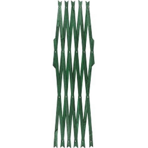 Green Hardwood Expanding Trellis Expands to Approx. 6ft x 2ft (1.82m x 0.6m)