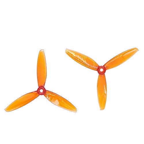 hélice 24 piezas/12 pares de hélices de repuesto/apto for hélice Windancer 5043 T5043C 5x4,3 pulgadas PC 3 palas CW CCW/apto for hélice FPV/apto for FPV Racing Drone Freestyle Reemplazar pieza(12pairC