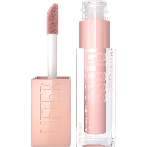 Maybelline New York Lifter Gloss, Lucidalabbra arricchito con acido ialuronico