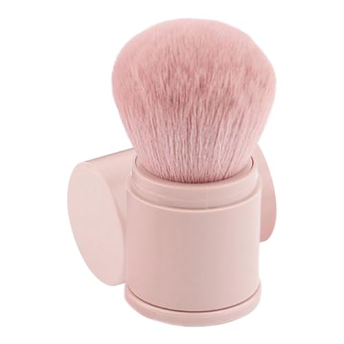 Brocha de maquillaje en polvo, herramienta de base retráctil, cosmética multifuncional, cepillo portátil para mezclar la cara, accesorio de belleza apto para viajes, para mujeres, hogar