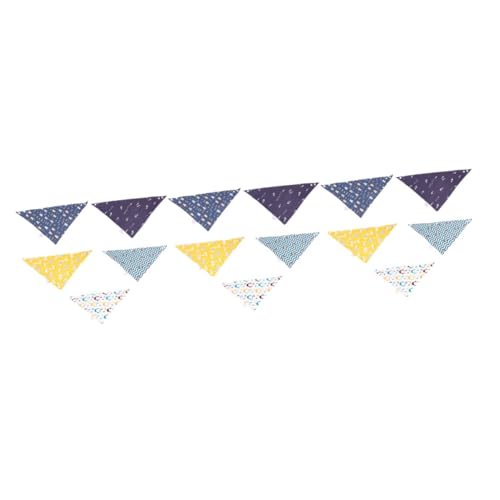 Bavoir triangle bébé en coton doux lot de 3 serviettes salive