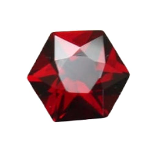 Gemme grenat rouge d'exception 9x9mm | Pierre fine taillée de haute précision GH_NAT_08396