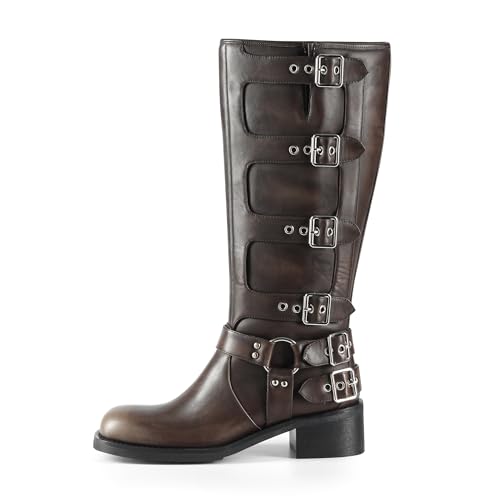 iiimmu Women's Mid Calf Boots 14
